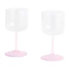 Verre à vin Tint 25 cl Lot de 2, Clear-jade light pink-light pink