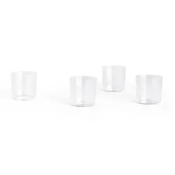 Verre Angle Lot de 4, Wide 7,5 cm