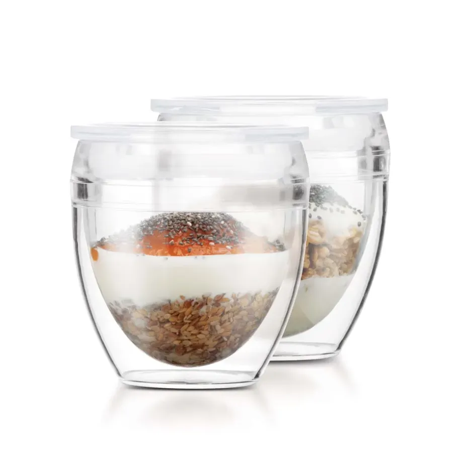 Verre double paroi Pavina To Go Lot de 2, 25 cl