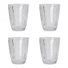Verre Groove 20 cl Lot de 4, Transparent
