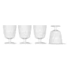 Verre Picknick Juni lot de 4, Blanc