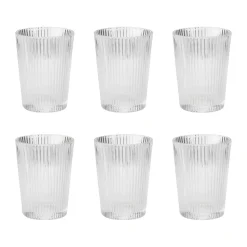 Verre Pilastro 15 cl Lot de 6, Clear