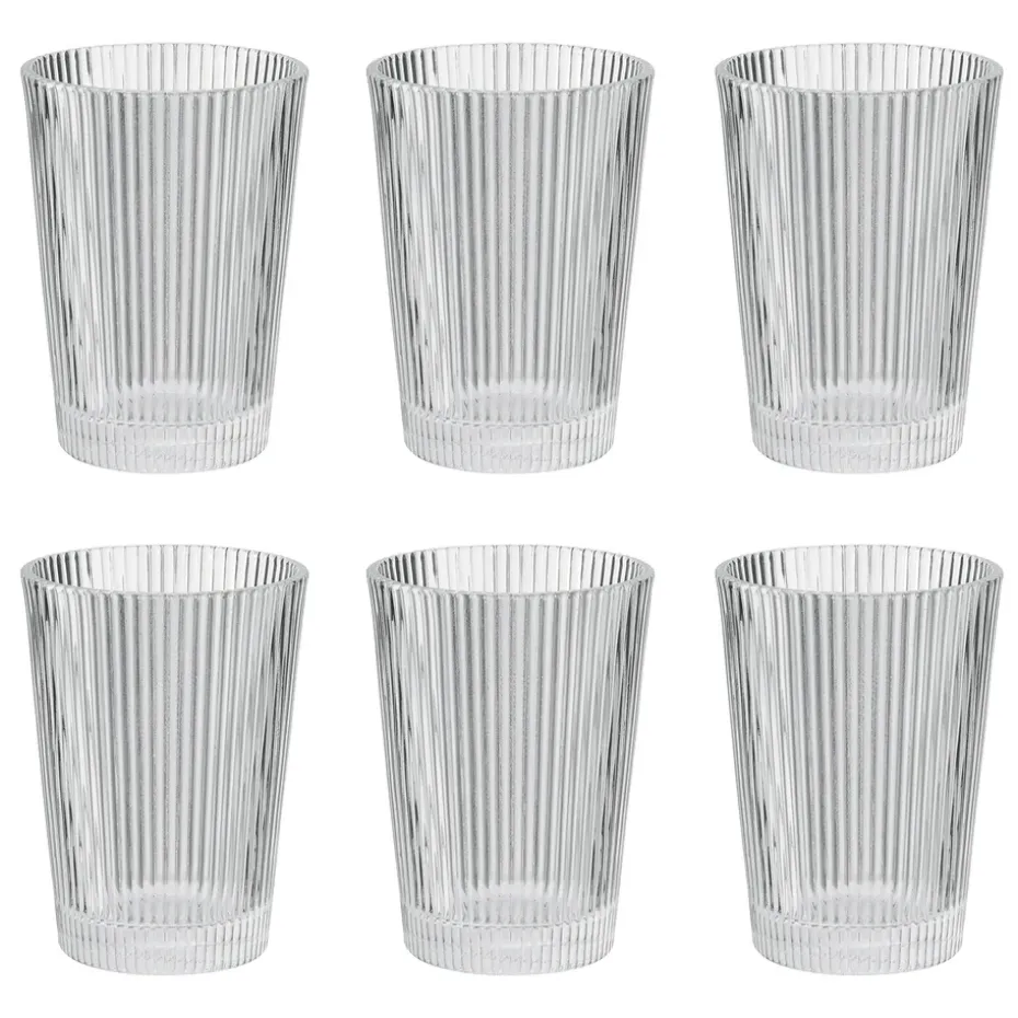 Verre Pilastro Lot de 6, 24 cl