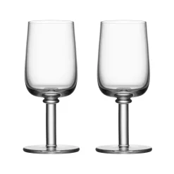 Verre sur pied Viva 25 cl Lot de 2, Transparent