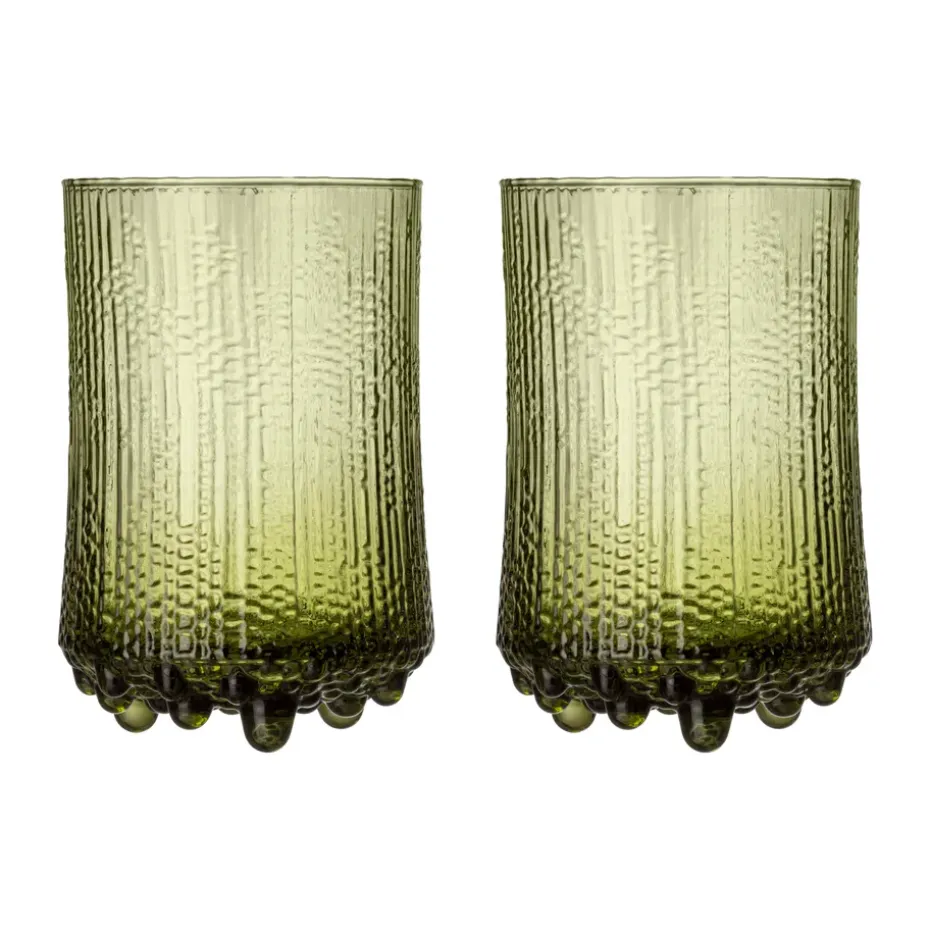 Verres à bière Ultima Thule sable finlandais 38 cl, 2 pièces, Vert