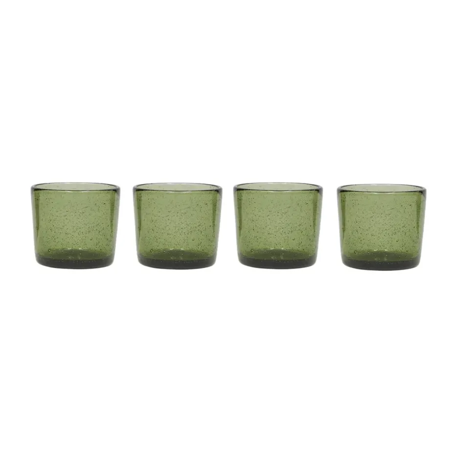 Verres à boire Kuki, lot de 4, Vert