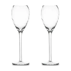 Verres à champagne Opacity 16 cl lot de 2, Clair