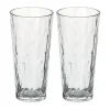 Verres à cocktail en plastique Club No. 19, 25 cl, Lot de 2, Cristal clair