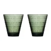 Verres Kastehelmi 30 cl, lot de 2, Vert pin