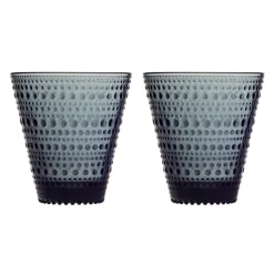 Verres Kastehelmi 30 cl, lot de 2, Gris foncé