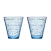 Verres Kastehelmi 30 cl, lot de 2, aqua