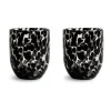 Verres Messy 30 cl lot de 2, Noir