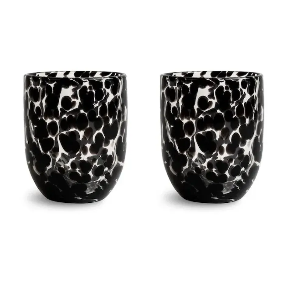 Verres Messy 30 cl lot de 2, Noir