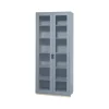 Vitrine haute Snö F, Nordic blue, support en bouleau, dj.30 cm