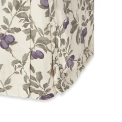 Volant de lit Plum Muslin en mousseline, 90x200x53 cm