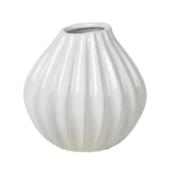 Wide vase ivoire, 15 cm
