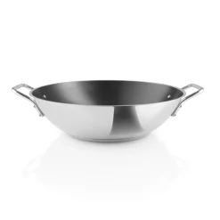 Wok en céramique Eva Trio Stainless Steel Slip-Let, 32 cm